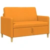 Sofa su saugojimo vieta Tamsiai geltona 122 x 78 x 87 cm