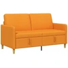 Sofa su saugojimo vieta Tamsiai geltona 152 x 78 x 87 cm