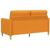 Sofa su saugojimo vieta Tamsiai geltona 152 x 78 x 87 cm
