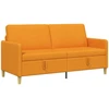 Sofa su saugojimo vieta Tamsiai geltona 172 x 78 x 87 cm