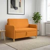Sofa su saugojimo vieta Tamsiai geltona 122 x 78 x 87 cm