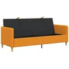 Sofa su saugojimo vieta Tamsiai geltona 192 x 78 x 87 cm