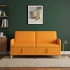 Sofa su saugojimo vieta Tamsiai geltona 172 x 78 x 87 cm