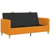Sofa su saugojimo vieta Tamsiai geltona 172 x 78 x 87 cm