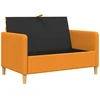 Sofa su saugojimo vieta Tamsiai geltona 122 x 78 x 87 cm