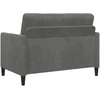 Sofa su saugojimo vieta Tamsiai pilka 122 x 78 x 87 cm