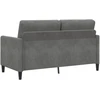 Sofa su saugojimo vieta Tamsiai pilka 152 x 78 x 87 cm