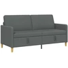 Sofa su saugojimo vieta Tamsiai pilka 172 x 78 x 87 cm