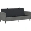 Sofa su saugojimo vieta Tamsiai pilka 192 x 78 x 87 cm