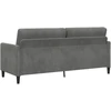Sofa su saugojimo vieta Tamsiai pilka 192 x 78 x 87 cm