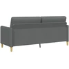 Sofa su saugojimo vieta Tamsiai pilka 192 x 78 x 87 cm