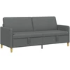 Sofa su saugojimo vieta Tamsiai pilka 192 x 78 x 87 cm