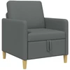 Sofa su saugojimo vieta Tamsiai pilka 72 x 78 x 87 cm