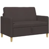 Sofa su saugojimo vieta Tamsiai rudas 122 x 78 x 87 cm