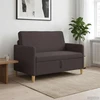 Sofa su saugojimo vieta Tamsiai rudas 122 x 78 x 87 cm