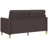 Sofa su saugojimo vieta Tamsiai rudas 152 x 78 x 87 cm