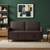 Sofa su saugojimo vieta Tamsiai rudas 152 x 78 x 87 cm