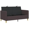 Sofa su saugojimo vieta Tamsiai rudas 152 x 78 x 87 cm