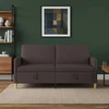 Sofa su saugojimo vieta Tamsiai rudas 172 x 78 x 87 cm