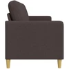 Sofa su saugojimo vieta Tamsiai rudas 192 x 78 x 87 cm