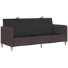 Sofa su saugojimo vieta Tamsiai rudas 192 x 78 x 87 cm