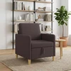 Sofa su saugojimo vieta Tamsiai rudas 72 x 78 x 87 cm