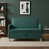 Sofa su saugojimo vieta Tamsiai žalia 122 x 78 x 87 cm