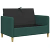 Sofa su saugojimo vieta Tamsiai žalia 122 x 78 x 87 cm