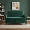 Sofa su saugojimo vieta Tamsiai žalia 122 x 78 x 87 cm