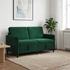 Sofa su saugojimo vieta Tamsiai žalia 152 x 78 x 87 cm