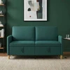 Sofa su saugojimo vieta Tamsiai žalia 152 x 78 x 87 cm