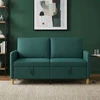 Sofa su saugojimo vieta Tamsiai žalia 152 x 78 x 87 cm