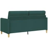 Sofa su saugojimo vieta Tamsiai žalia 172 x 78 x 87 cm