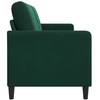 Sofa su saugojimo vieta Tamsiai žalia 172 x 78 x 87 cm