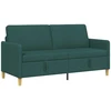 Sofa su saugojimo vieta Tamsiai žalia 172 x 78 x 87 cm