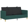 Sofa su saugojimo vieta Tamsiai žalia 172 x 78 x 87 cm