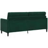 Sofa su saugojimo vieta Tamsiai žalia 192 x 78 x 87 cm