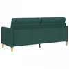 Sofa su saugojimo vieta Tamsiai žalia 192 x 78 x 87 cm