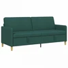Sofa su saugojimo vieta Tamsiai žalia 192 x 78 x 87 cm
