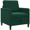 Sofa su saugojimo vieta Tamsiai žalia 72 x 78 x 87 cm