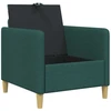 Sofa su saugojimo vieta Tamsiai žalia 72 x 78 x 87 cm