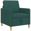 Sofa su saugojimo vieta Tamsiai žalia 72 x 78 x 87 cm