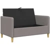 Sofa su saugojimo vieta Taupe 122 x 78 x 87 cm Poliesteris