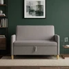 Sofa su saugojimo vieta Taupe 122 x 78 x 87 cm Poliesteris