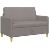Sofa su saugojimo vieta Taupe 122 x 78 x 87 cm Poliesteris