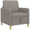 Sofa su saugojimo vieta Taupe 72 x 78 x 87 cm Poliesteris