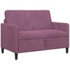 Sofa su saugojimo vieta Violetinė 122 x 78 x 87 cm Poliesteris