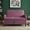 Sofa su saugojimo vieta Violetinė 122 x 78 x 87 cm Poliesteris
