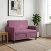Sofa su saugojimo vieta Violetinė 122 x 78 x 87 cm Poliesteris
