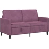 Sofa su saugojimo vieta 2 vietos Violetinė 152 x 78 x 87 cm